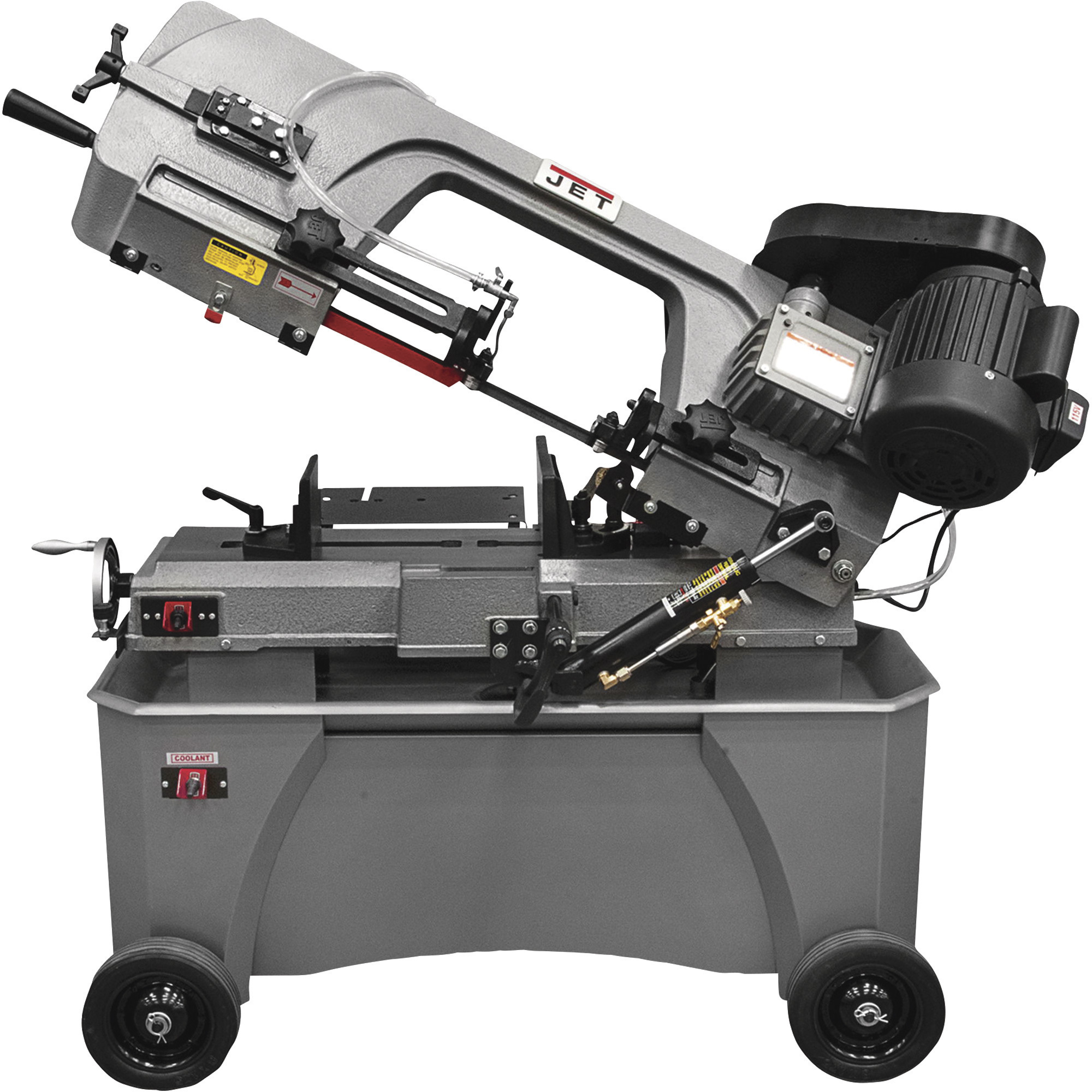JET Horizontal/Vertical Deluxe Metal Cutting Band Saw, 7in. x 12in., 3/4 HP, 115/230V, Model# HVBS-712D